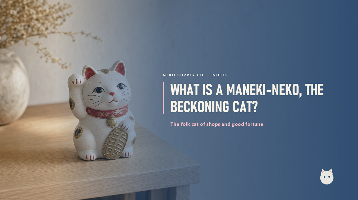 What is a maneki-neko, the beckoning cat?