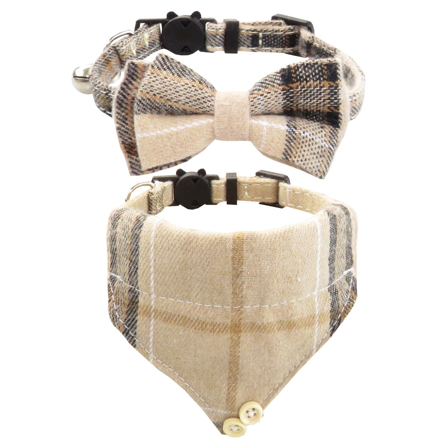 Sakura Collar Duo Set in Brown